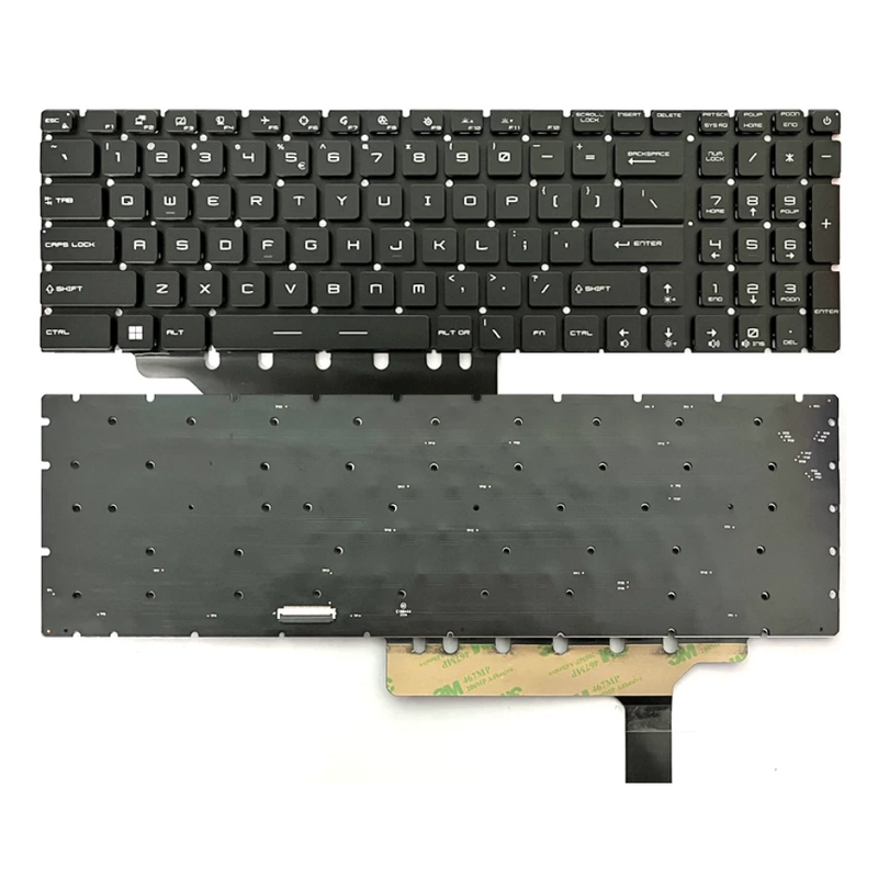 Chargez l'image dans la visionneuse de la galerie, MSI Vector GP76HX 12UHS GP76 GP77 LEOPARD GE76 GE77 GS76 WS76 WE76 RAIDER Series - Laptop Keyboard With Backlit US layout