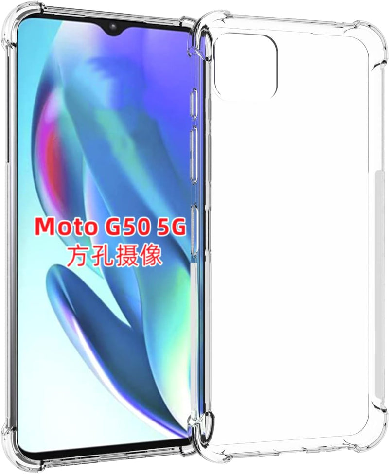 Load image into Gallery viewer, Motorola Moto G50 - AirPillow Cushion Transparent Soft Clear TPU Four Corners Protective Case - Polar Tech Australia