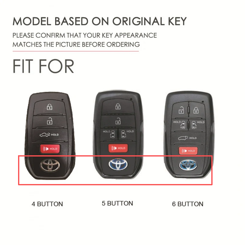 Cargue la imagen en el visor de la galería, Toyota Handcrafted Genuine Leather Car Key Fob Protective Case Cover For Highlander, RAV4, Camry, Sienna, Grand Highlander, Alphard, Vellfire