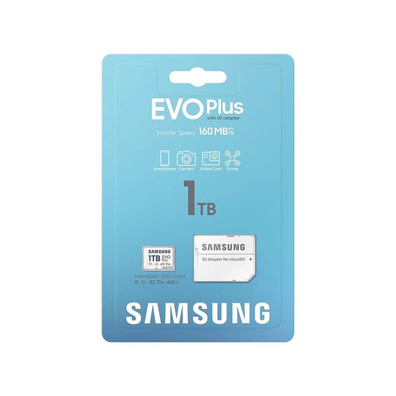 Load image into Gallery viewer, Samsung Evo Plus Micro SDXC Memory Card Class A2/V30 - 128GB 256GB 512GB 1TB Ultra High Speed Memory Card - Polar Tech Australia