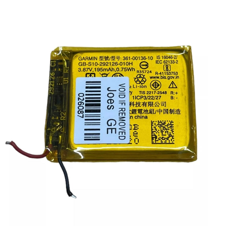 Batterie De Remplacement 361-00136-10 Pour Garmin Venu Sq