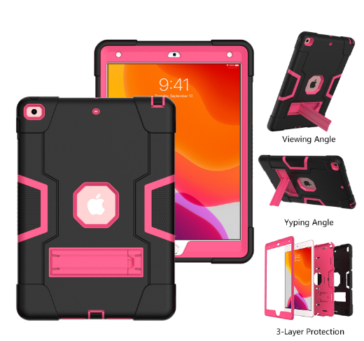 Cargue la imagen en el visor de la galería, Apple iPad Mini 1/2/3 Defender Heavy Duty Drop Proof Rugged Protective Stand Case - Polar Tech Australia