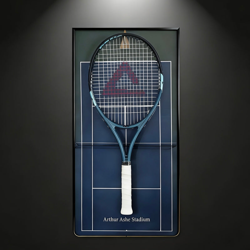 Chargez l'image dans la visionneuse de la galerie, US Open-Inspired Tennis Racket Display Frame – Collect & Showcase Your Racket - Polar Tech Australia