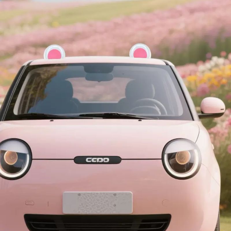 Cargue la imagen en el visor de la galería, Cute Cartoon Cat Ear Solar-Powered Decorative Light Safety Lights For Car Exterior & Car Roof (1 Pair) - i-Station Mobile Phone & Electronic Device Repair and Accessories