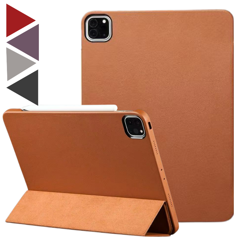 Load image into Gallery viewer, Apple iPad Pro 11-inch 4th Gen (2022) Genuine Leather Full-protection Shockproof Case - Polar Tech Australia