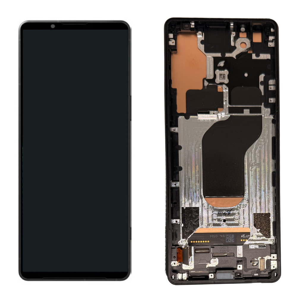 Coperchio Posteriore Originale In Vetro Per Sony Xperia 1 V (XQ-DQ72/DQ62/DQ54) - Con Adesivo