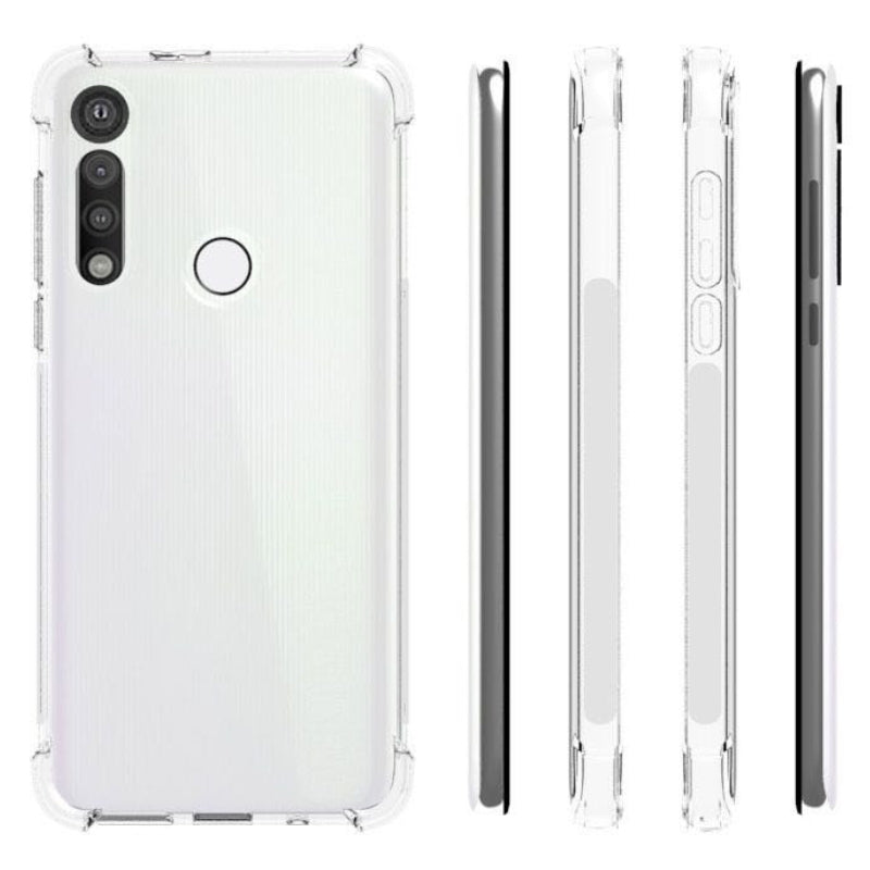 Cargue la imagen en el visor de la galería, Motorola Moto G Fast - AirPillow Cushion Transparent Soft Clear TPU Four Corners Protective Case - Polar Tech Australia