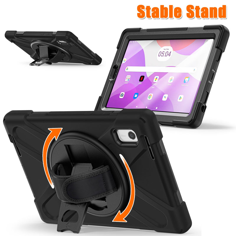 Chargez l'image dans la visionneuse de la galerie, Lenovo Tab M8 8" inch 2019 (TB-8505) 360 Rotation Heavy Duty Kid Friendly Handle Case - Polar Tech Australia