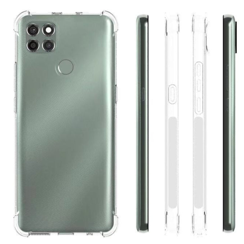 Chargez l'image dans la visionneuse de la galerie, Motorola Moto G9 Power - AirPillow Cushion Transparent Soft Clear TPU Four Corners Protective Case - Polar Tech Australia