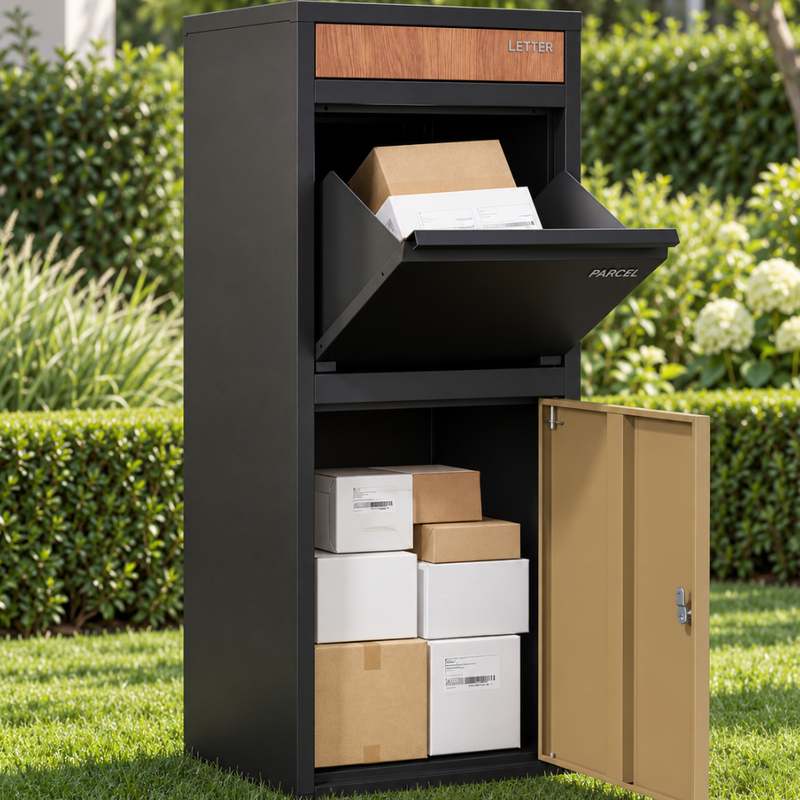 Cargue la imagen en el visor de la galería, Heavy Duty Anti-Theft Household Parcel & Letter Lockable Delivery Mail Box