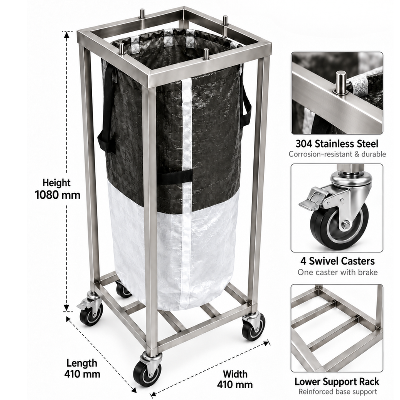 Chargez l'image dans la visionneuse de la galerie, Single Sack Mail/Post/Bag AU Post Mail Bag Stand Sorting Holder Postbag Trolley