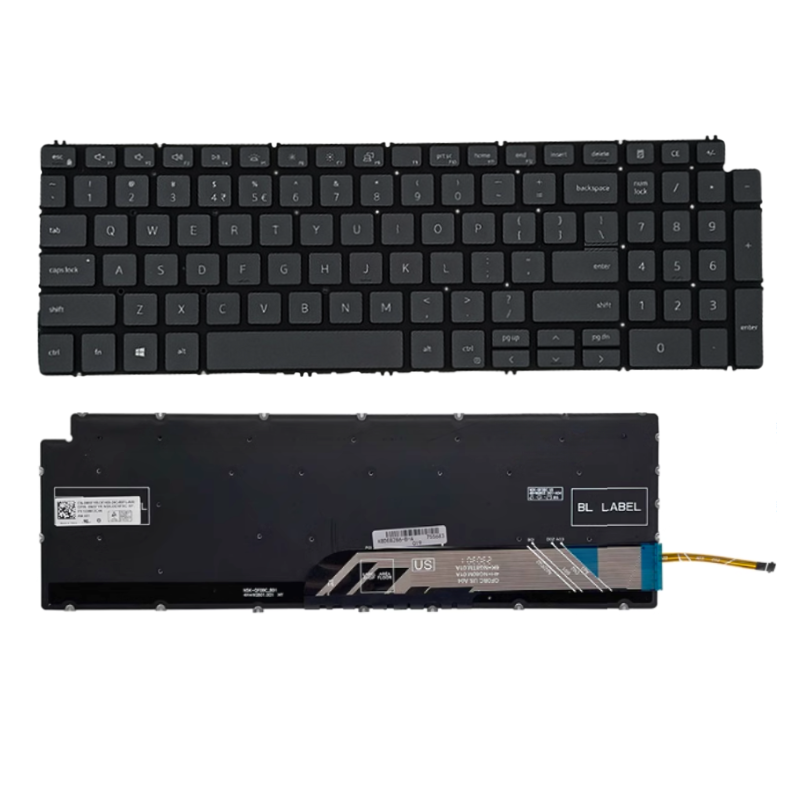 Cargue la imagen en el visor de la galería, DELL Vostro 15-5590 5501 5502 5591 5594 7500 7501 P83F Series - Laptop Keyboard With Back Light US Layout - Polar Tech Australia