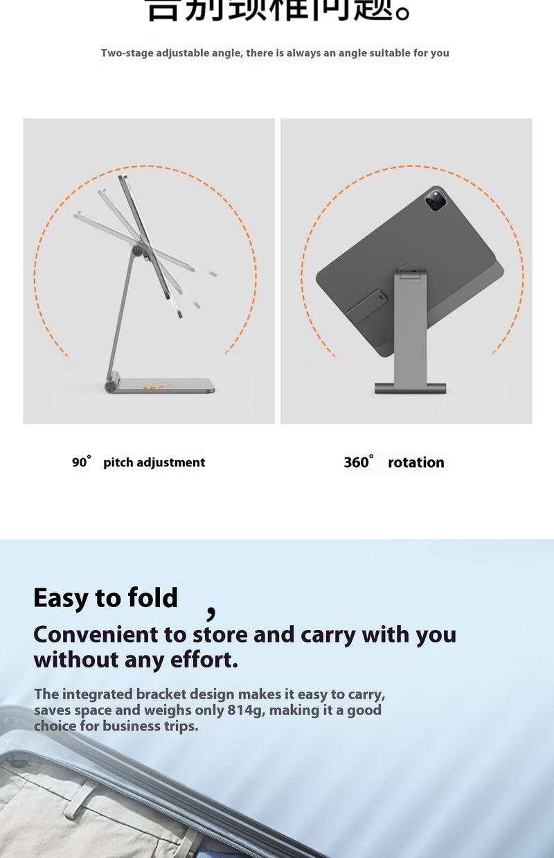 Cargue la imagen en el visor de la galería, Magnetic wireless charging iPad stand with 18W contacts for charging magnetic tablets - Polar Tech Australia