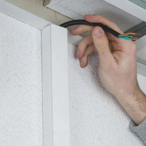 1M PVC Conduit Cable Management Raceway Trunking Hides Cabling Protection Cover - Polar Tech Australia