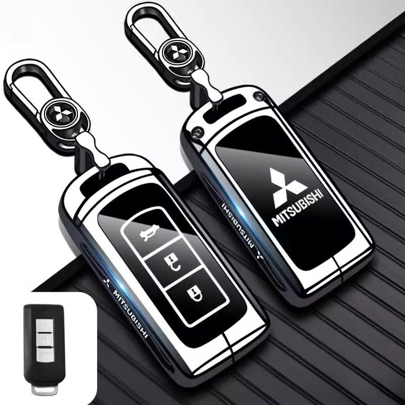 Load image into Gallery viewer, Mitsubishi Zinc Alloy + TPU Car Key Fob Case Cover For Outlander, ASX, Eclipse Cross, L200, Pajero, Triton, Lancer EX - Polar Tech Australia