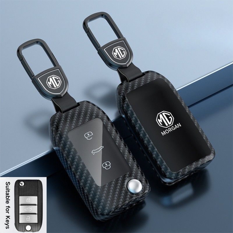 Cargue la imagen en el visor de la galería, MG Zinc Alloy + TPU Smart Car Key Fob Case Cover For MG3, MG5, MG6, MG7, GT, GSF, ONE, ZS, EV EZS, HS, EHS,ONE - Polar Tech Australia