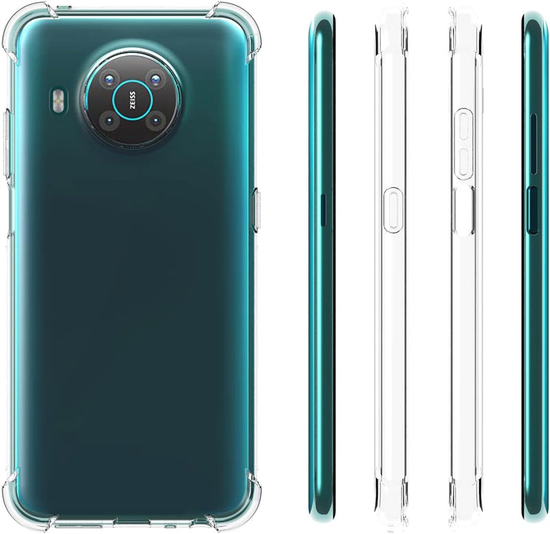 Cargue la imagen en el visor de la galería, Nokia X10/X20/X100 - AirPillow Cushion Transparent Soft Clear TPU Four Corners Protective Case - Polar Tech Australia