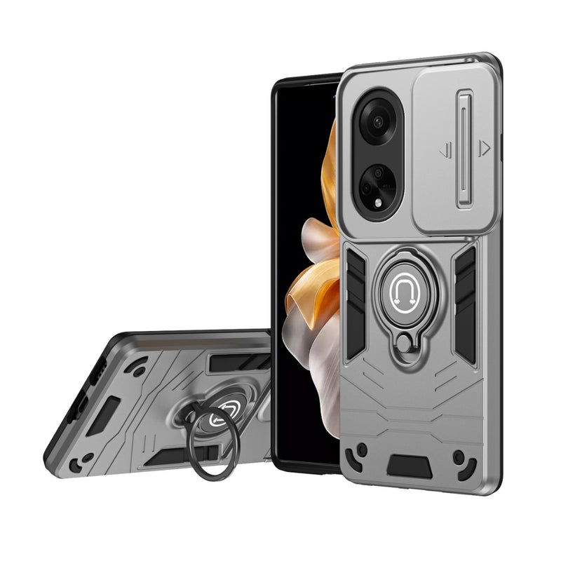 Load image into Gallery viewer, OPPO A78 4G (CPH2565) - Heavy Duty Ring Holder Case with Shockproof & Camera Guard Design - Polar Tech Australia