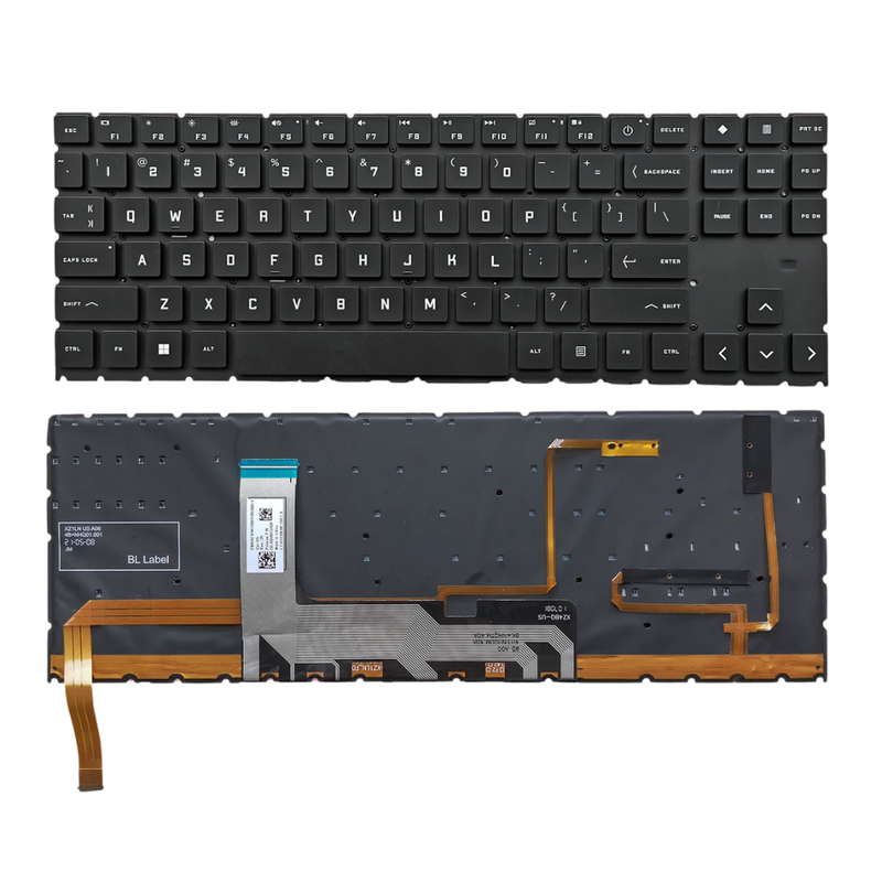 Chargez l'image dans la visionneuse de la galerie, HP OMEN 16-k0000 Series - Laptop Keyboard With Backlit US Layout