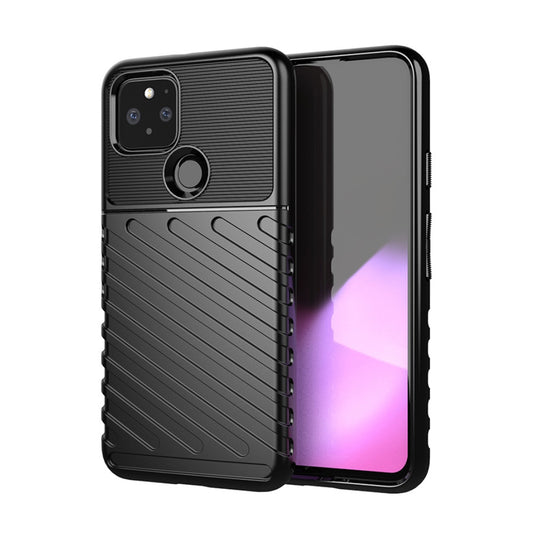 Google Pixel 5 - Thunder Series Twill Texture Thickened Anti-fall Protection TPU Case - Polar Tech Australia