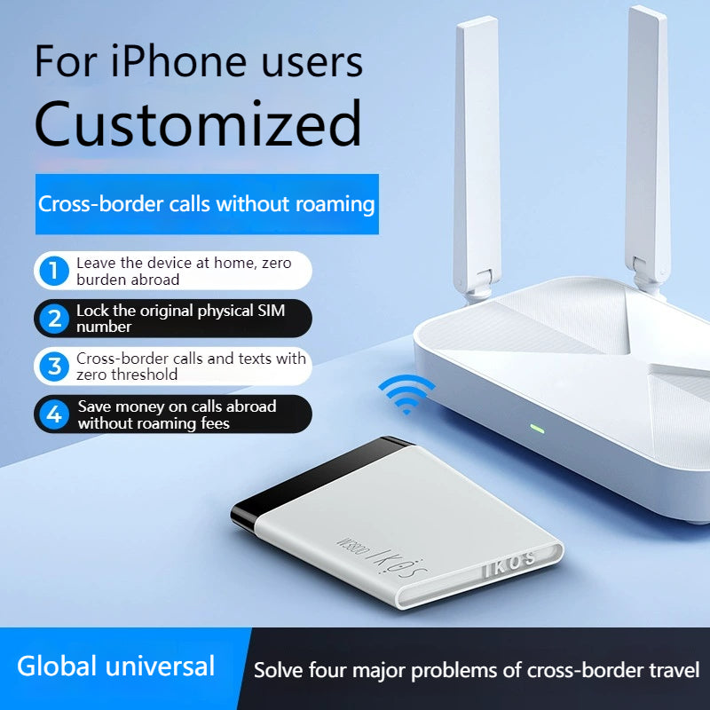Load image into Gallery viewer, W3800 Multi-SIM iPhone Expansion Device โ Up to 7 Numbers, Global Calling, No Roaming Fees