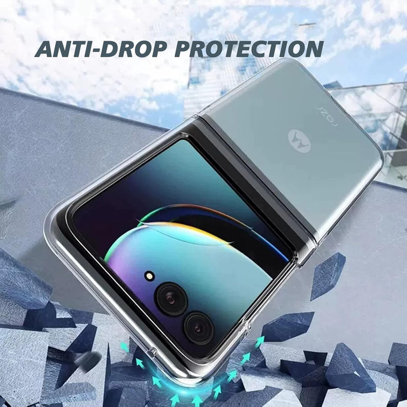 Load image into Gallery viewer, Motorola Moto Razr 40 Ultra - AirPillow Cushion Transparent Soft Clear TPU Shockproof Case - Polar Tech Australia