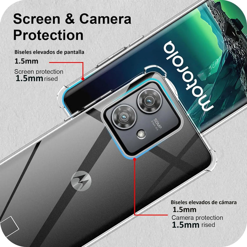 Load image into Gallery viewer, Motorola Moto Edge 40 Neo - AirPillow Cushion Transparent Soft Clear TPU Four Corners Protective Case - Polar Tech Australia