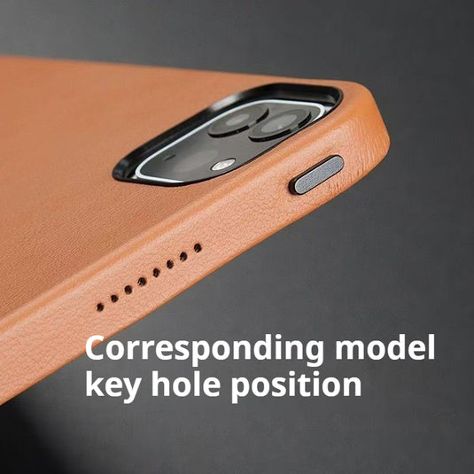 Apple iPad Pro 11-inch 4th Gen (2022) Genuine Leather Full-protection Shockproof Case - Polar Tech Australia