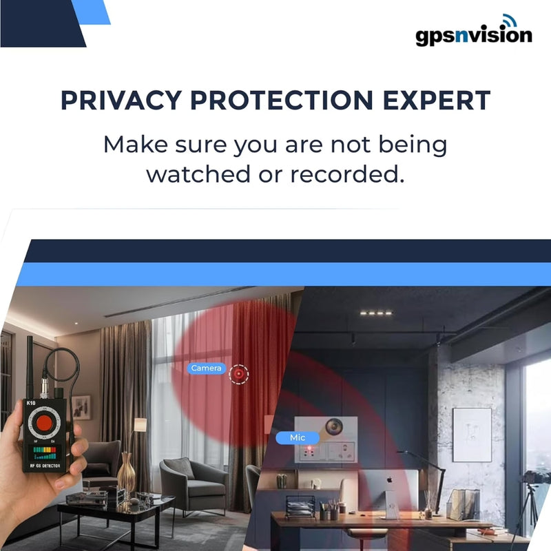 Chargez l'image dans la visionneuse de la galerie, Hidden Camera Detector & GPS Tracker Detector, Anti Spy RF Signal Detector Device, Wireless Bug Finder for Airbnb, Hotel, Home, Office, Car and Travel Privacy Protection