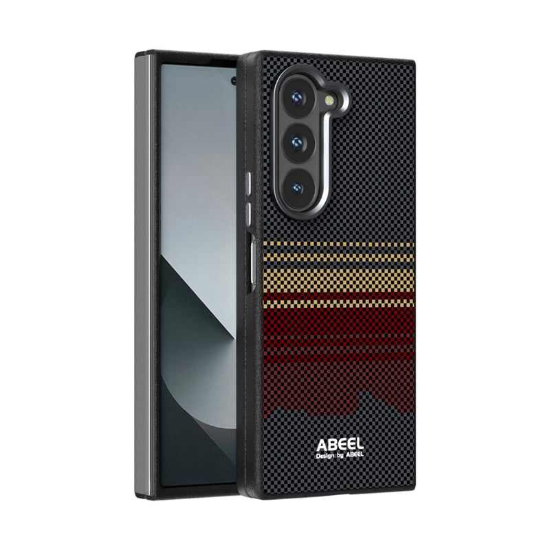 Load image into Gallery viewer, Samsung Galaxy Z Fold 5 (SM-F946) - Carbon Fiber Series 6D Micro Relief MagSafe Phone Case - Polar Tech Australia