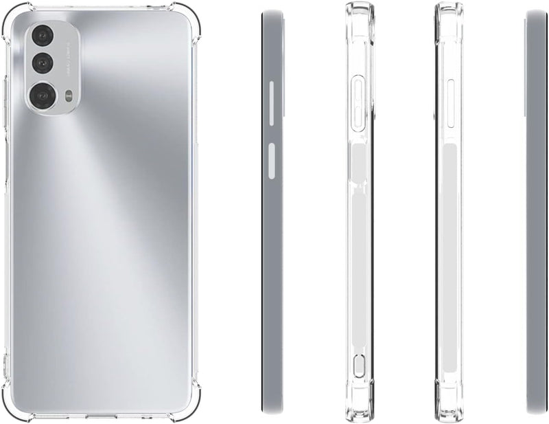 Cargue la imagen en el visor de la galería, Motorola Moto E32Y/Moto E32S - AirPillow Cushion Transparent Soft Clear TPU Four Corners Protective Case - Polar Tech Australia