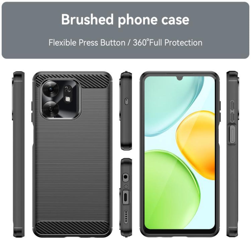 Load image into Gallery viewer, Honor X6d - Carbon Fiber Brushed Texture TPU Phone Case - Polar Tech Australia