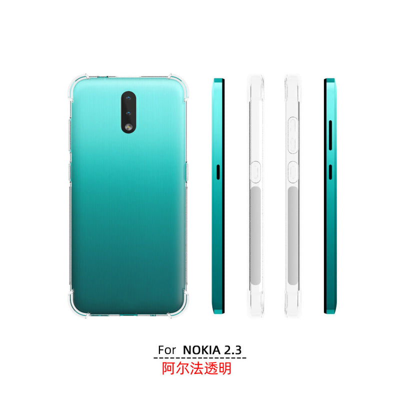 Chargez l'image dans la visionneuse de la galerie, Nokia 2.3 - AirPillow Cushion Transparent Soft Clear TPU Four Corners Protective Case - Polar Tech Australia
