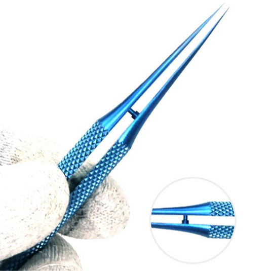 YCS Repair Flyline Tweezers – Titanium Alloy Fine Tip Straight & Bent Tweezers (140mm) - Polar Tech Australia