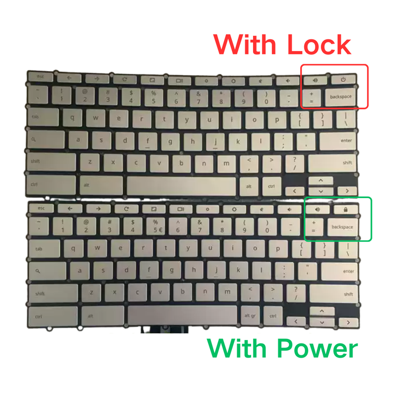 Load image into Gallery viewer, ASUS Chromebook Flip C433 C434 C435 Series - Laptop Keyboard With Backlit US English Layout