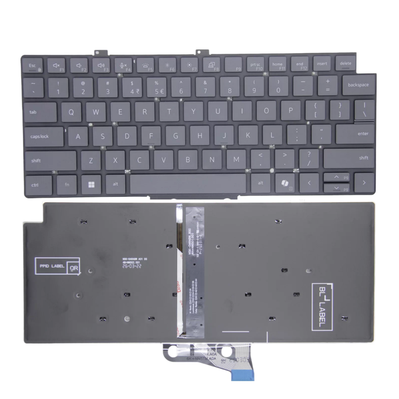 Chargez l'image dans la visionneuse de la galerie, Dell Pro 13 Plus PB13250 PB13255 P194G P195G Series - Laptop Keyboard With Backlit US Layout