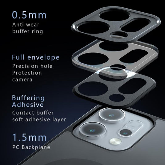 OPPO Reno14 5G (PLA110, CPH2737) - Flexible Silicone + Transparent Hard Acrylic Shockproof Case - Polar Tech Australia