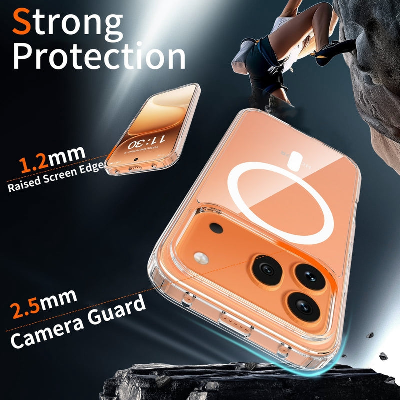 Cargue la imagen en el visor de la galería, Honor 600 / 600 Pro - MagSafe Clear Acrylic PC Hybrid TPU Phone Case