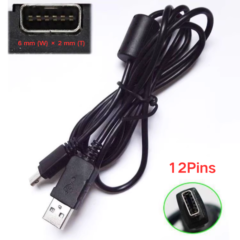 Chargez l'image dans la visionneuse de la galerie, Casio Exilim EX-TR100 TR150 TR200 ZR20 ZR200 ZR300 ZR400 ZR1000 ZR1200 ZR1500 Series - Camera Charger Power Supply USB Charging & Data Cable