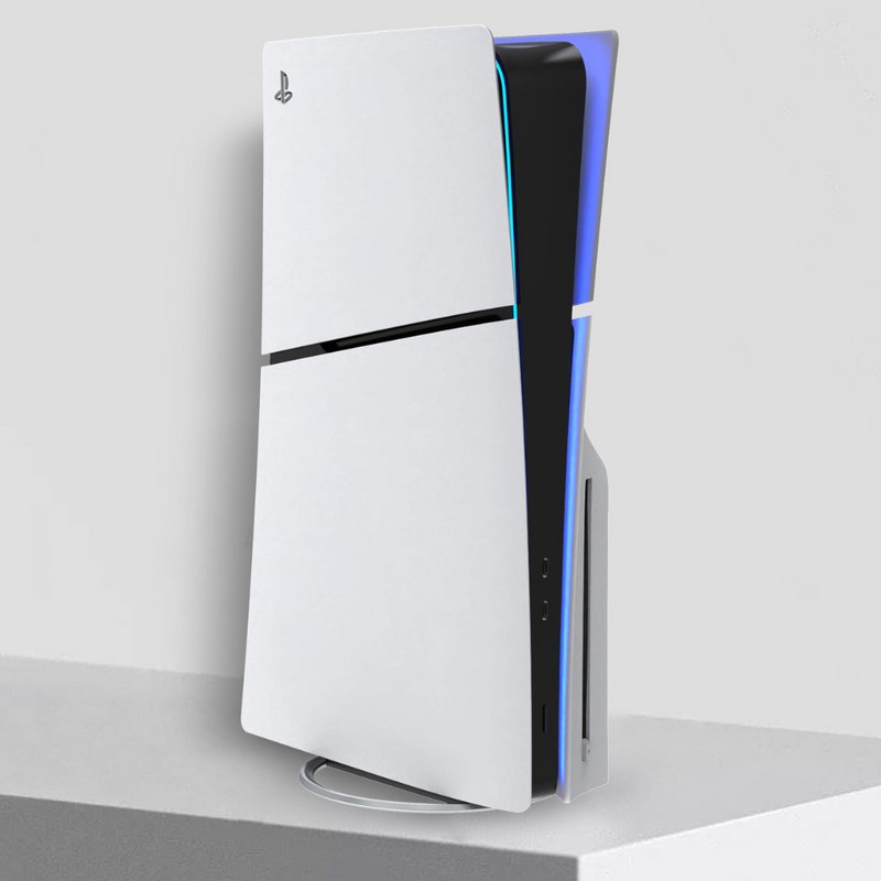 Load image into Gallery viewer, PS5 Pro / Slim Universal Metal Anti-Tip Stand | Round Vertical Base - Polar Tech Australia