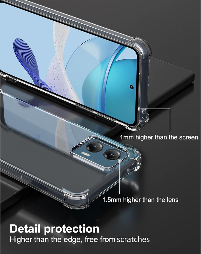 Cargue la imagen en el visor de la galería, Motorola Moto G 5G 2023 - AirPillow Cushion Transparent Soft Clear TPU Four Corners Protective Case - Polar Tech Australia