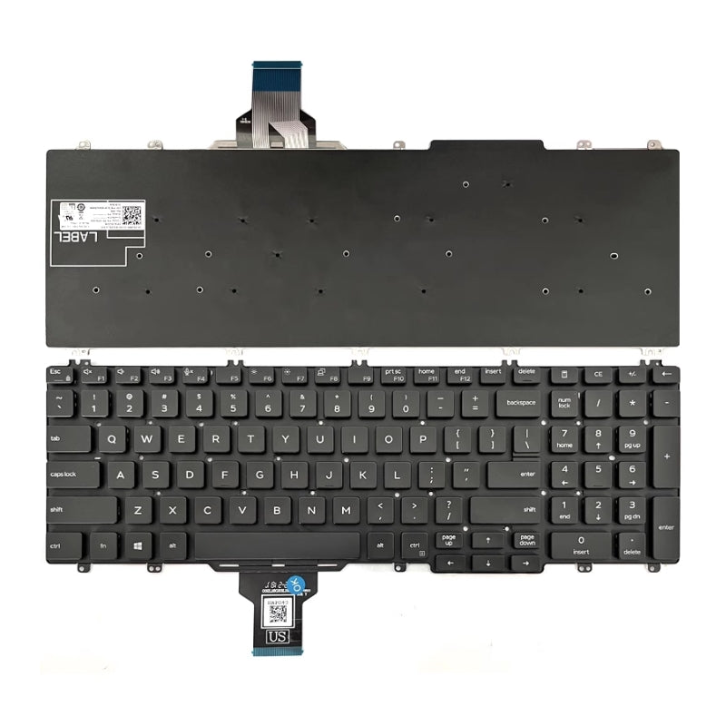 Cargue la imagen en el visor de la galería, Dell Latitude 5500 5501 5510 5511 & Precision 3540 3541 3550 3551 Series - Laptop Keyboard With Backlit US Layout - Polar Tech Australia