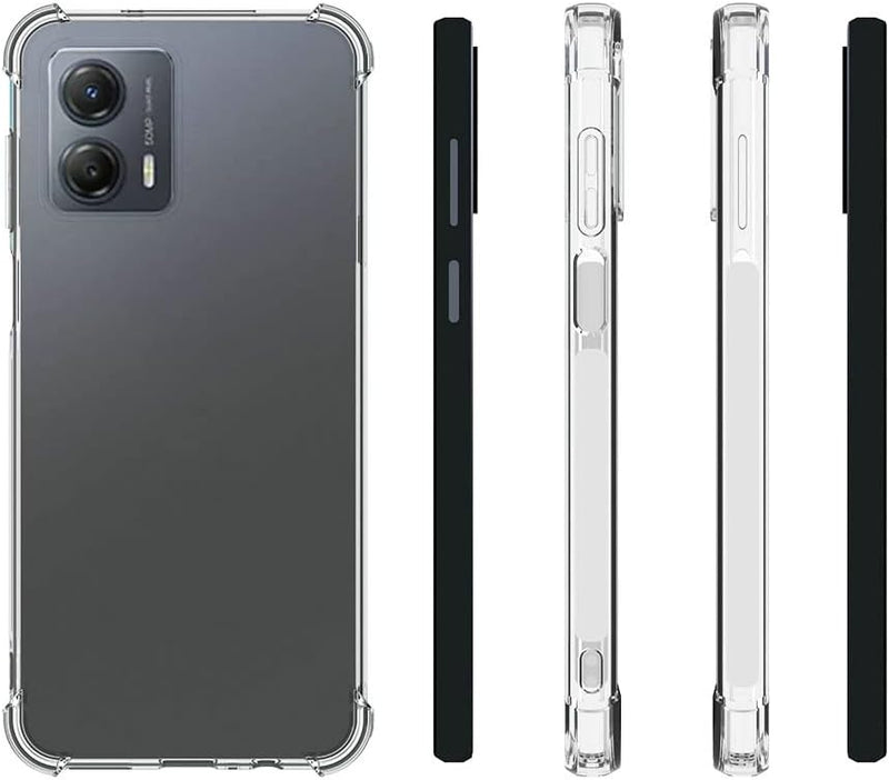 Cargue la imagen en el visor de la galería, Motorola Moto G53 - AirPillow Cushion Transparent Soft Clear TPU Four Corners Protective Case - Polar Tech Australia