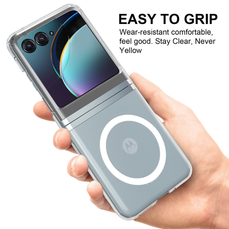 Load image into Gallery viewer, Motorola Razr 40/Ultra - Scratchproof PC Transparent MagSafe Phone Case - Polar Tech Australia
