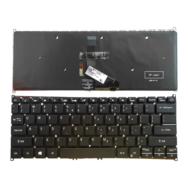 Chargez l'image dans la visionneuse de la galerie, Acer TravelMate X514-51 51T TMX514-51 N17W3 Series - Laptop Keyboard With Backlit US Layout - Polar Tech Australia