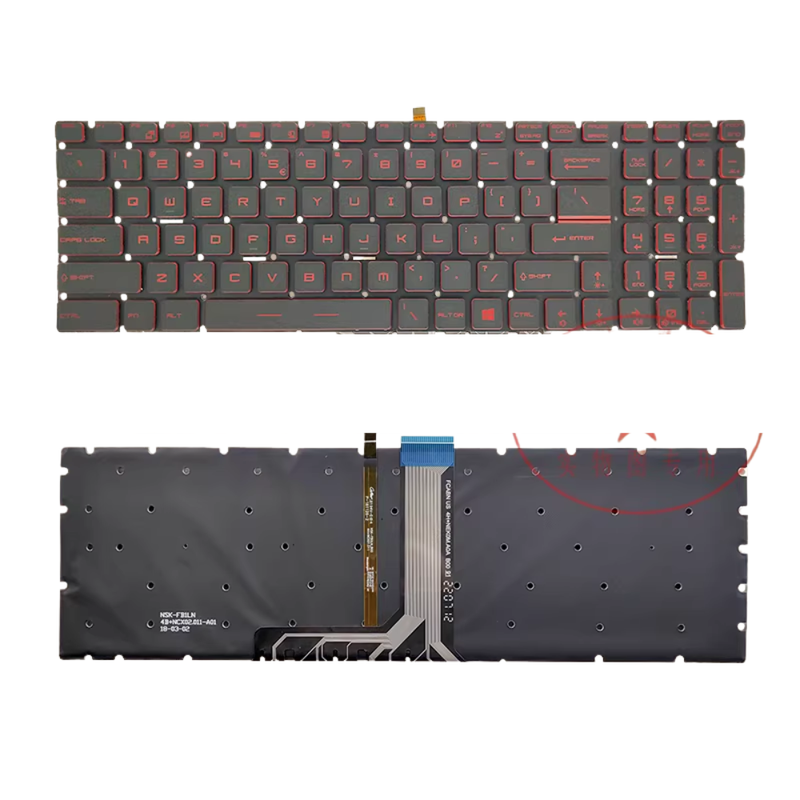 Load image into Gallery viewer, MSI GE62VR GT72 CX72 WS60 GP62 GP72 CR72 GL62M 7RD Series - Laptop Keyboard With Backlit US English Layout - Polar Tech Australia