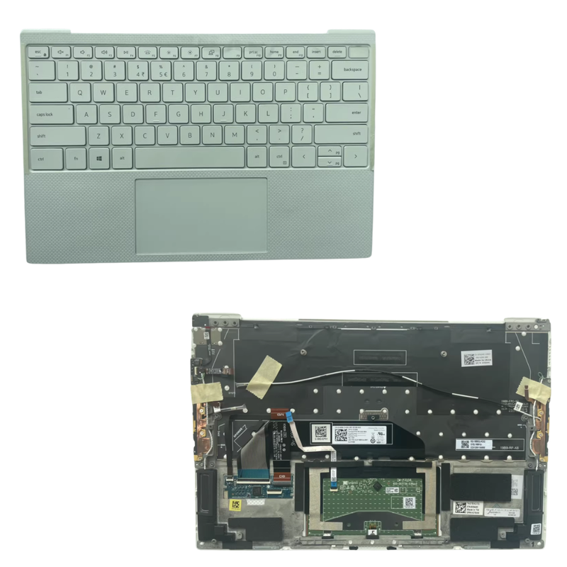 Chargez l'image dans la visionneuse de la galerie, Dell XPS 13 9300 9310 P117G 13.4" 13.4 Inch Series - Laptop Palmrest Cover With Keyboard US English Layout - Polar Tech Australia