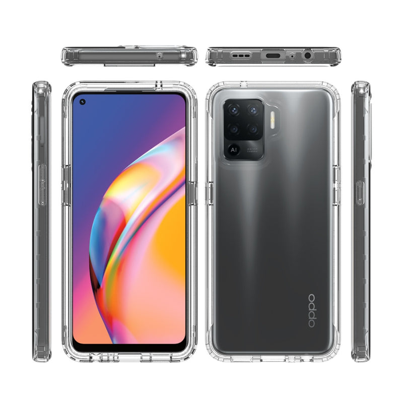 Load image into Gallery viewer, OPPO A94 4G (CPH2203) - Transparent TPU + PC Anti-Drop Phone Case - Polar Tech Australia