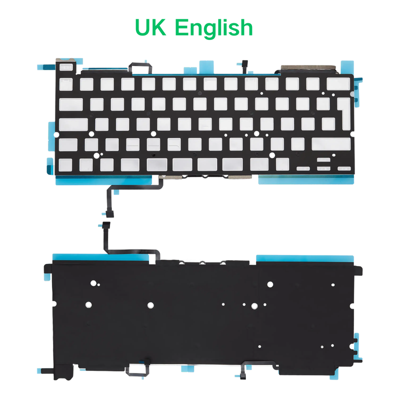 Load image into Gallery viewer, MacBook Pro 13" A2289 (2020) / A2338 (2020) - Keyboard Backlight Sheet US UK English Layout