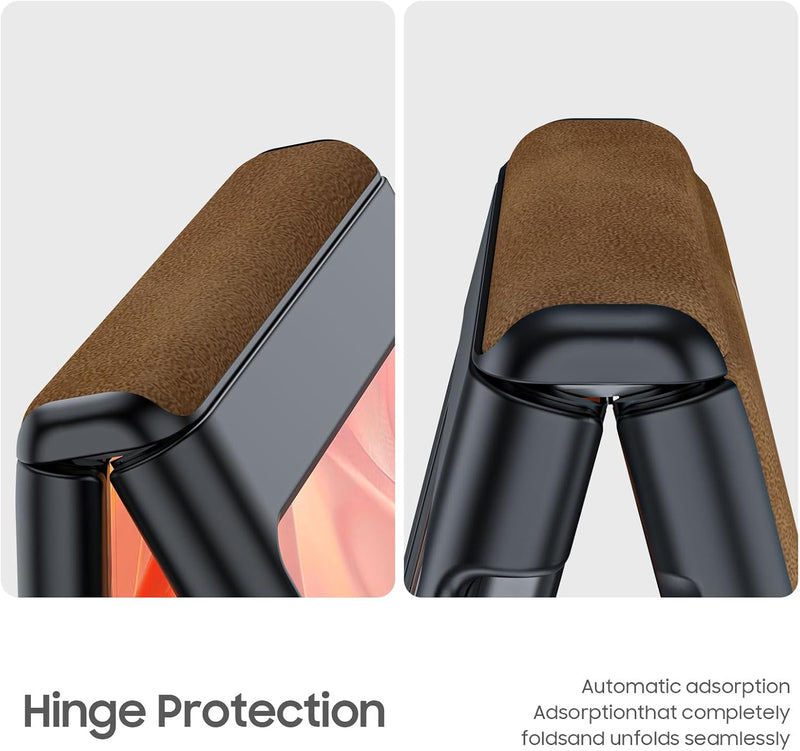 Load image into Gallery viewer, Motorola Moto Razr 50 Ultra/Razr Plus 2024 - Hinge Protection & Thin PU Leather Matte PC Shockproof Case - Polar Tech Australia